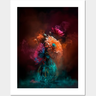 Beautiful flowers in a vase Posters and Art